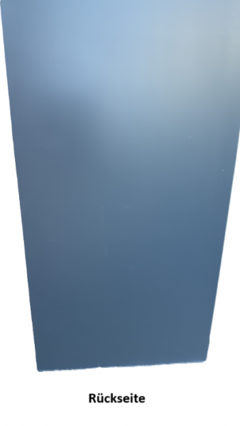 Aluminium Strukturblech 0,8mm anthrazit Rückseite